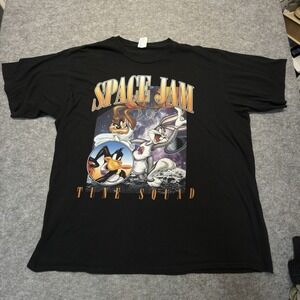Space Jam Tune Squad T-Shirt Men's 3XL Black Looney Tunes BugsBunny Daffy Duck